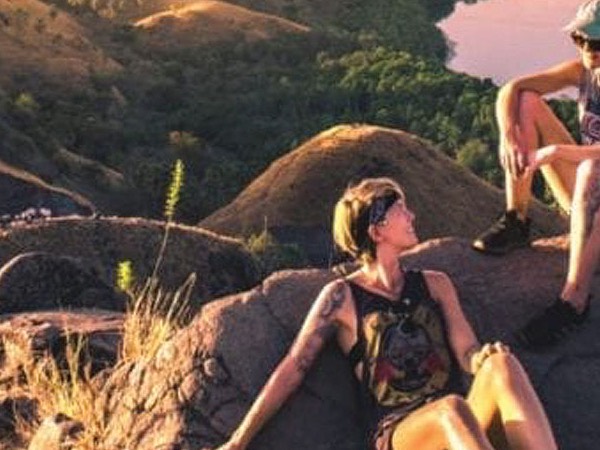 Sunset view over Labuan Bajo.